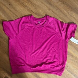 Just Be Vibrant Pink Tee